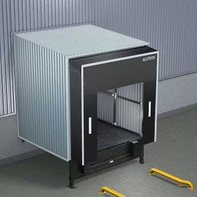 Перегрузочный тамбур DH с обшивкой профлистом